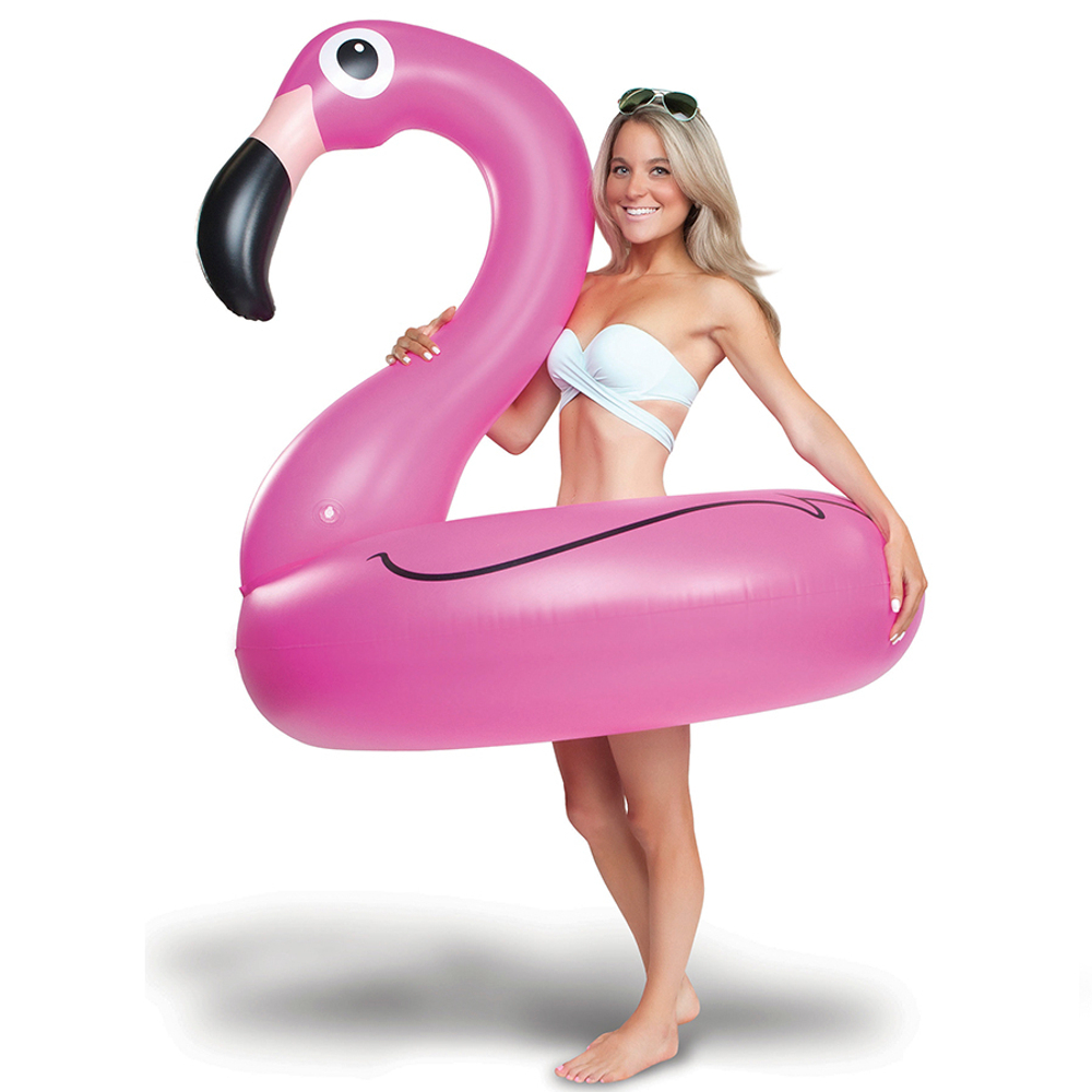 Круг надувной pink flamingo