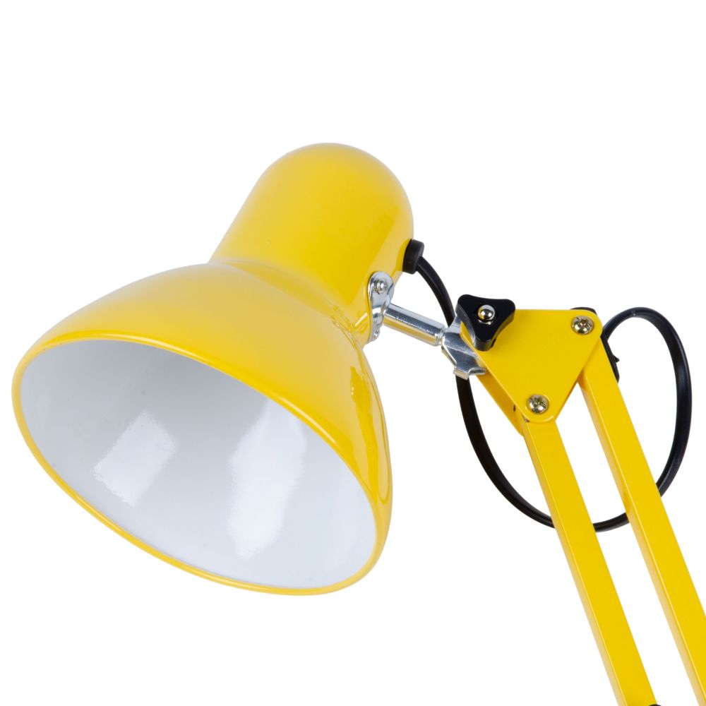 TLI-221 LIGHT YELLOW E27 Светильник настольный. Цоколь Е27. 60W. Механический выключатель. Желтый. ТМ Uniel