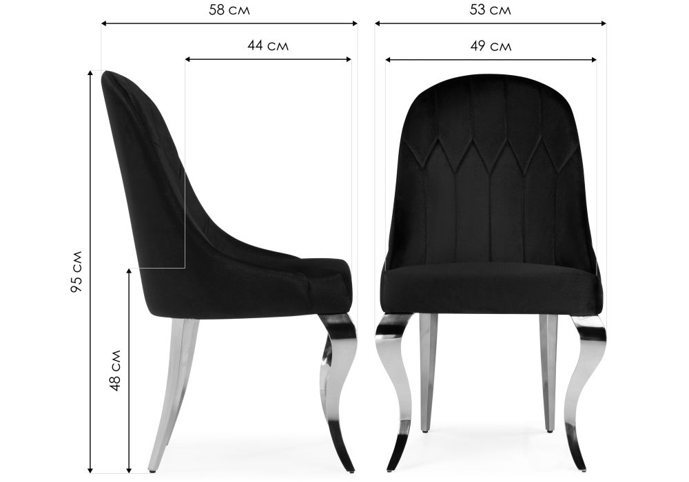 Стул на металлокаркасе Gustav серый