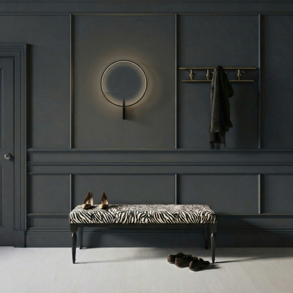 738587 Бра UNDINE 28W LED 1300LM ЧЕРНЫЙ 3000K