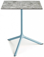 Стол ламинированный обеденный Scab Design Tripe Maxi, голубой, зернистый