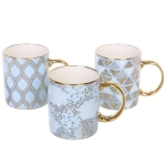 Кружка керамическая 350мл «Золотая нежность», микс 4рисунка