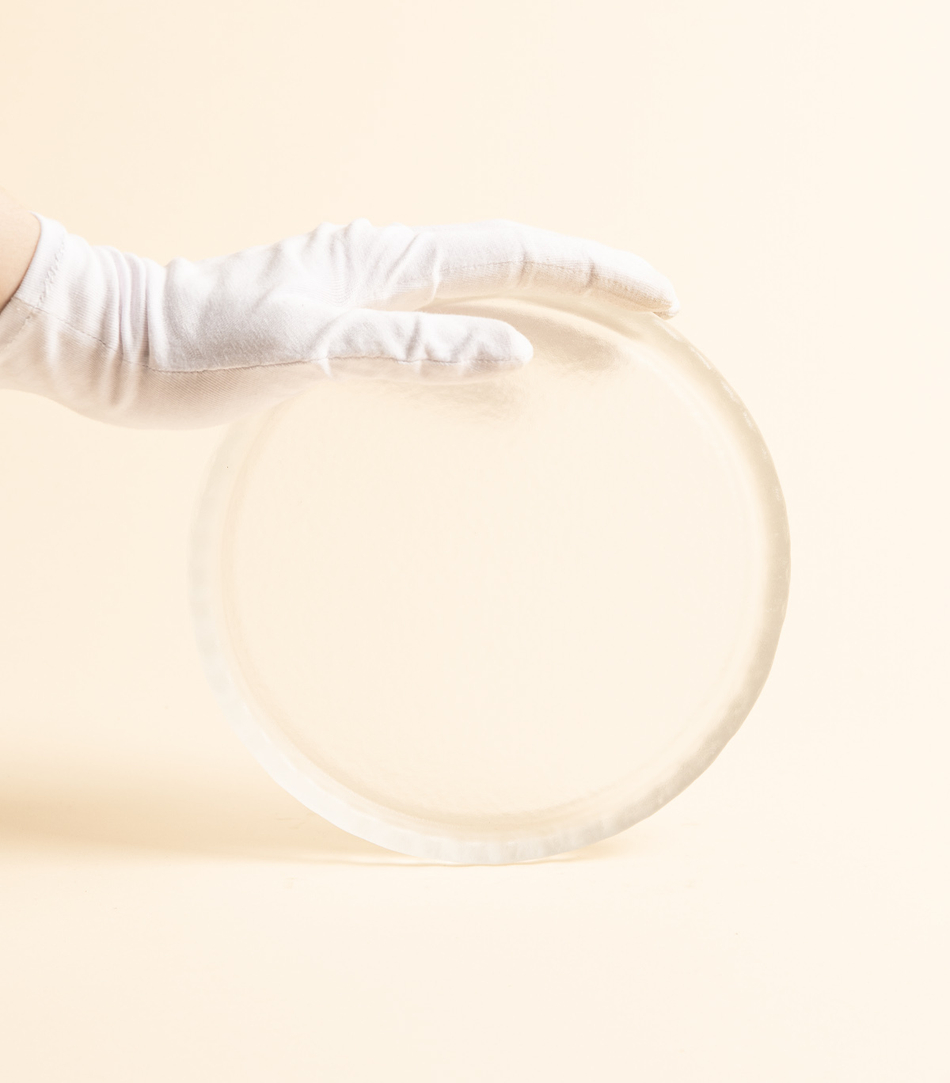 Тарелка – Nordic бесцветная, 17 см | SOLID WATER