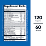 Nutricost, мультивитамины, пробиотики, 22 витамина и минерала, 120 капсул