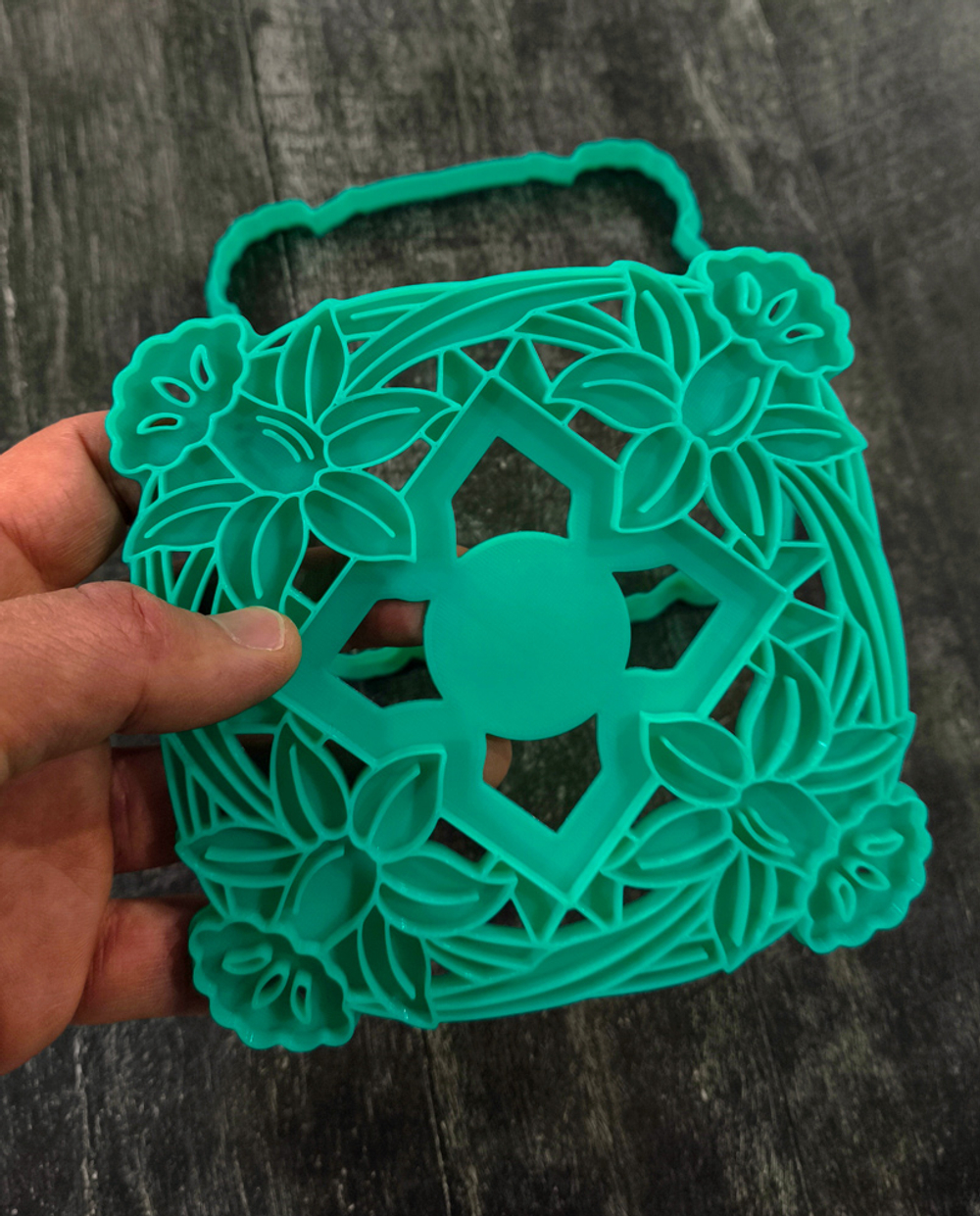 Штамп Цветочная рамка №1