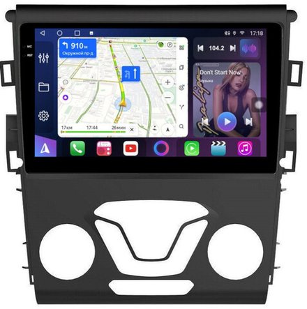 Магнитола для Ford Mondeo 5 2015-2019 - FarCar BM377M монитор 9.5" QLED на Android 14, TS10, 4+32Гб, CarPlay, 4G SIM-слот