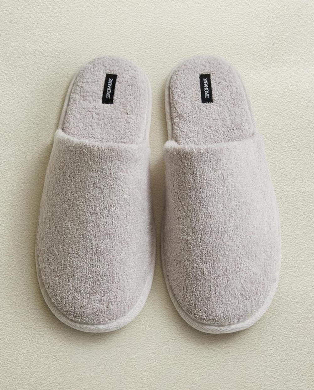 ZARA HOME ДОМАШНИЕ ТАПОЧКИ, СЕРЫЙ