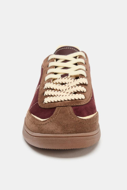 ZARA КРОССОВКИ, БУРГУНДИ