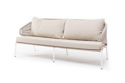Диван плетеный Милан Арт.: MIL-S-3-001 W beige(beige)