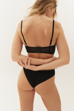 Трусики бразилиана Geroi черные