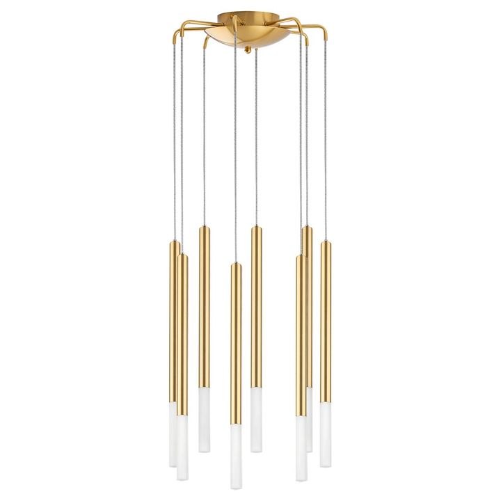 Комплект с подвесной люстрой Lightstar Tubo (574733+747133 (8 шт) L8T747133