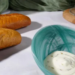 Соусник 100 мл 9*5 см Green Sky косой матовое стекло P.L. Proff Cuisine [6]