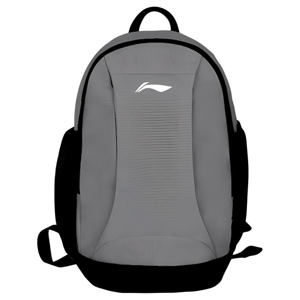 Li Ning Polyester Backpack Unisex Mist Gray