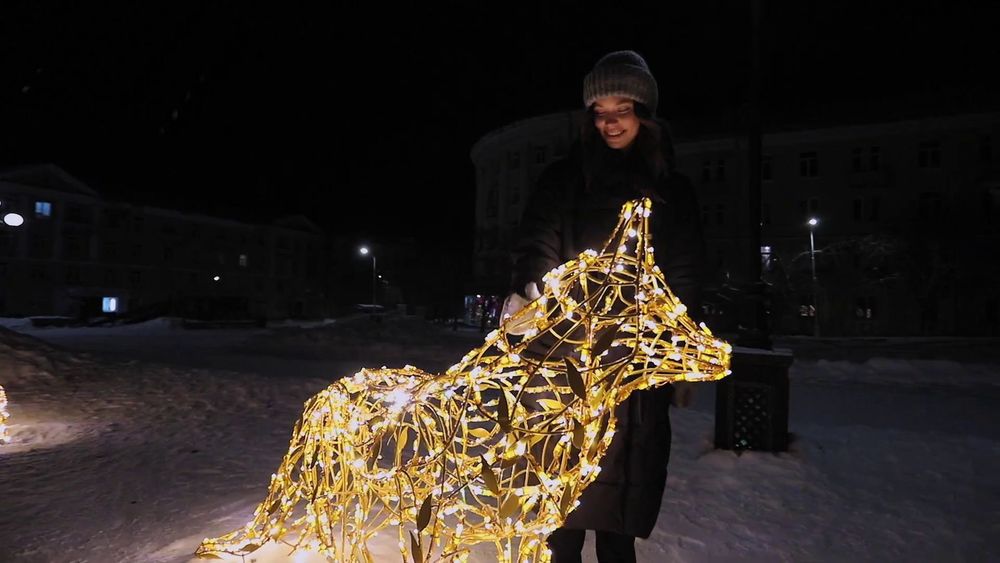 Светодиодная фигура "Лисичка"