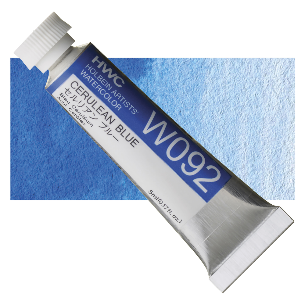 Акварель Holbein 5 мл. 092 [D] Cerulean Blue