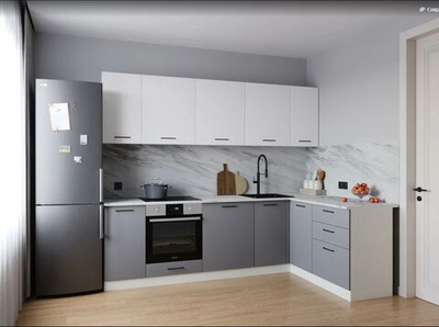 Кухонный гарнитур угловой Элеганция 2600х1600 (Стол. 38мм)