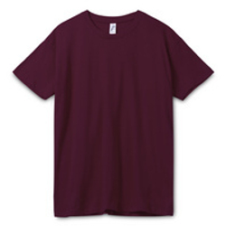 Футболка унисекс Regent 150, бордовая