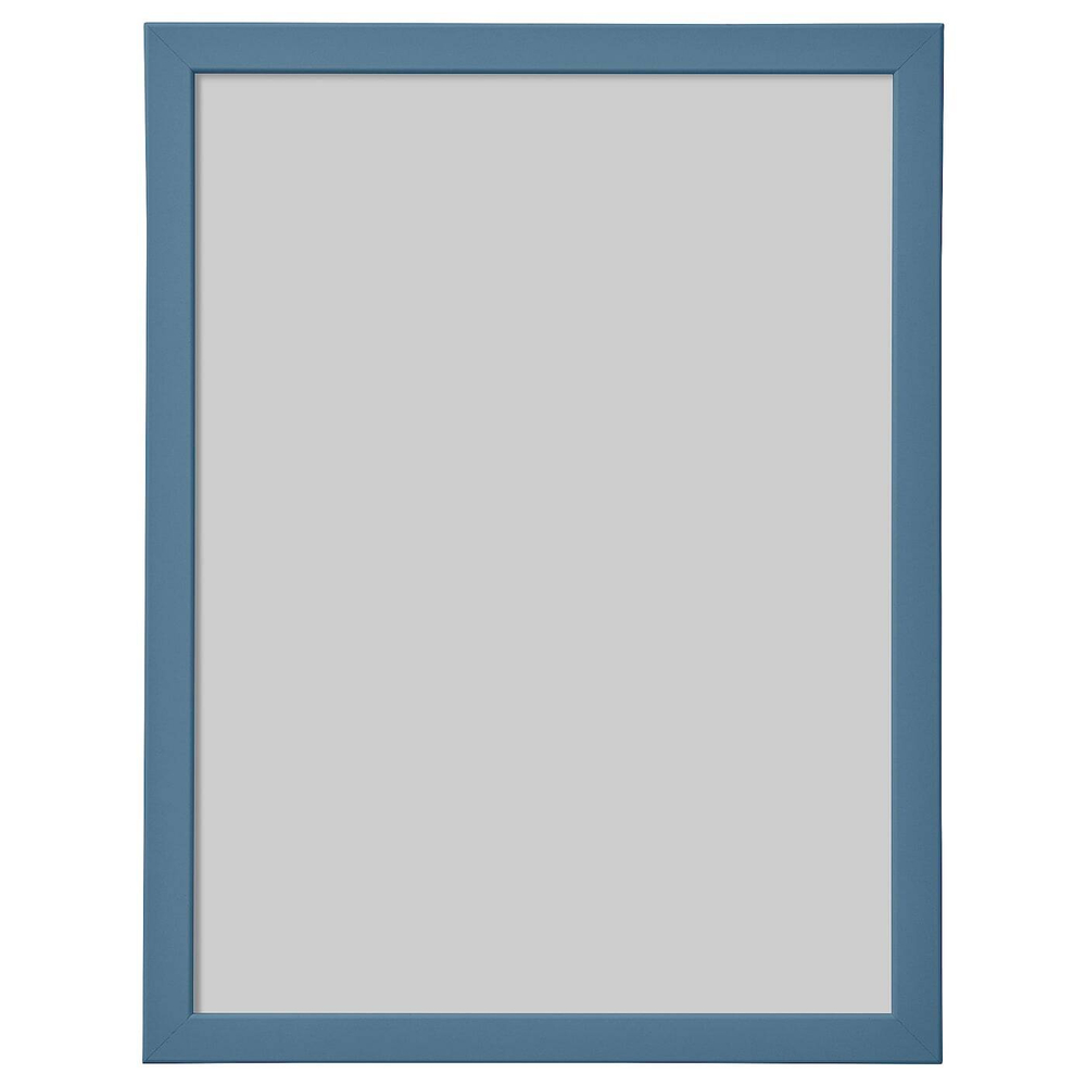 IKEA FISKBO  (ИКЕА ФИСКБО)  -  Рамка, темно-серо-голубая, 30x40 см