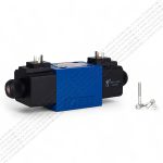 4WE10G31/CW110-50N9K4 - Гидрораспределитель золотниковый Ду 10 с электроуправлением W110, схема G (64), возврат - пружинный