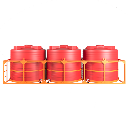 Кассет 3*6000л КАС Политим 18000 л.(6470x2190x2090см;красный) - арт.560824