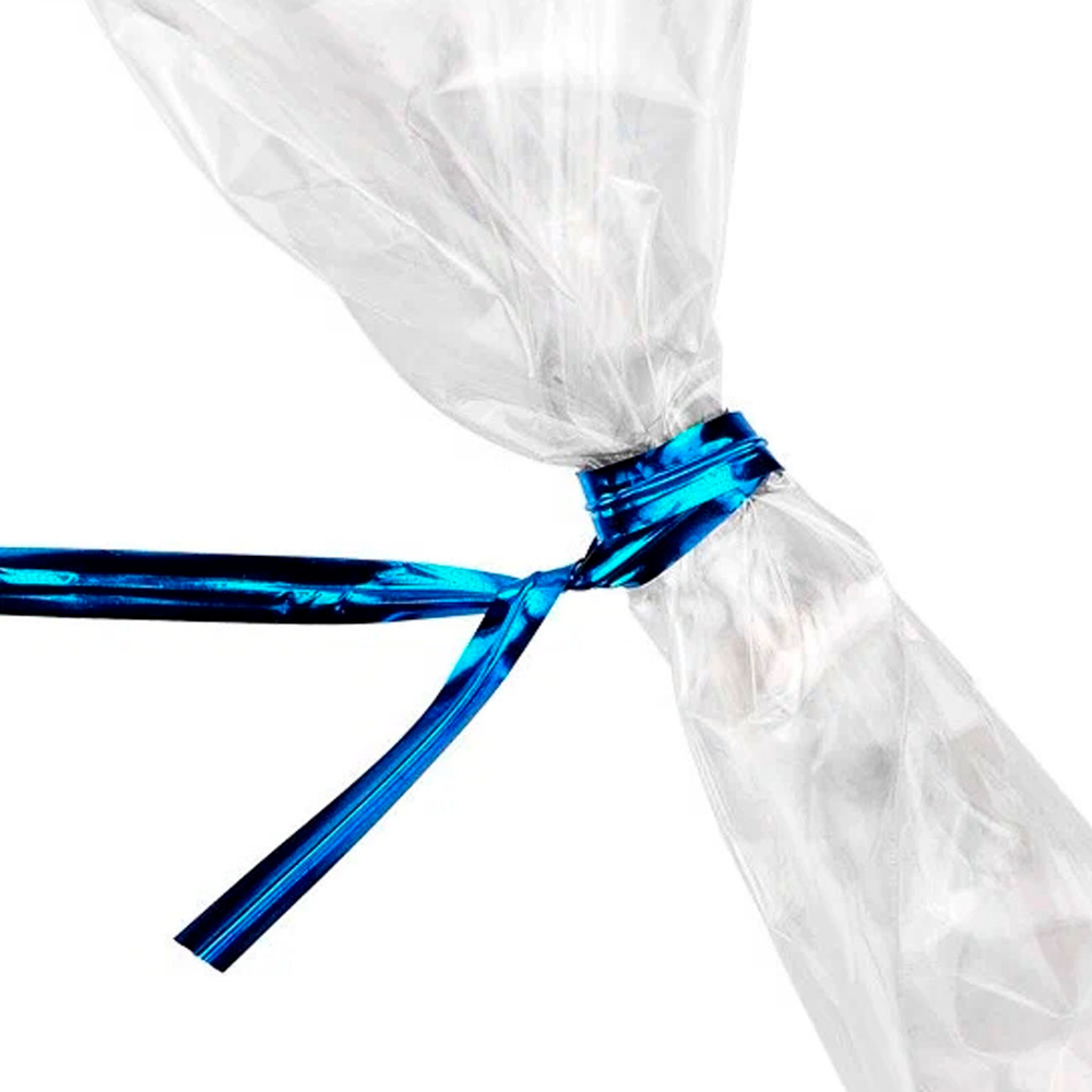 Скрутики-прутики упаковочные синего цвета