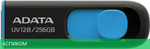 USB Flash-накопитель A-Data DashDrive UV128 256Gb черный/синий (AUV128-256G-RBE)