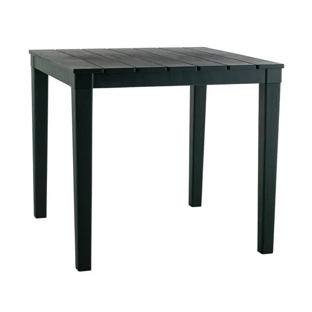 Стол Прованс квадратный 80см 4 ножки темно-зеленый 800х800х715мм