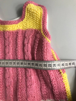 Комбинезон вязаный, на 6/9 месяцев