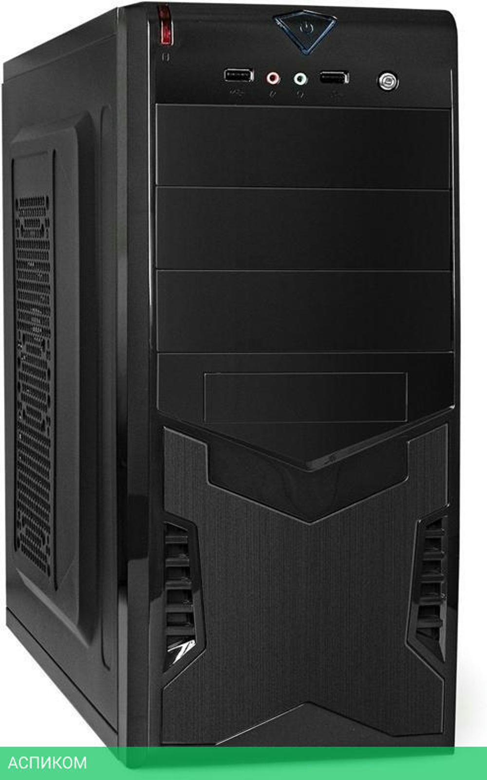 Корпус Exegate CP-601 без БП черный (EX261447RUS)