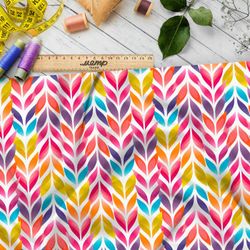 Ткань премиум дюспо калейдоскопические краски