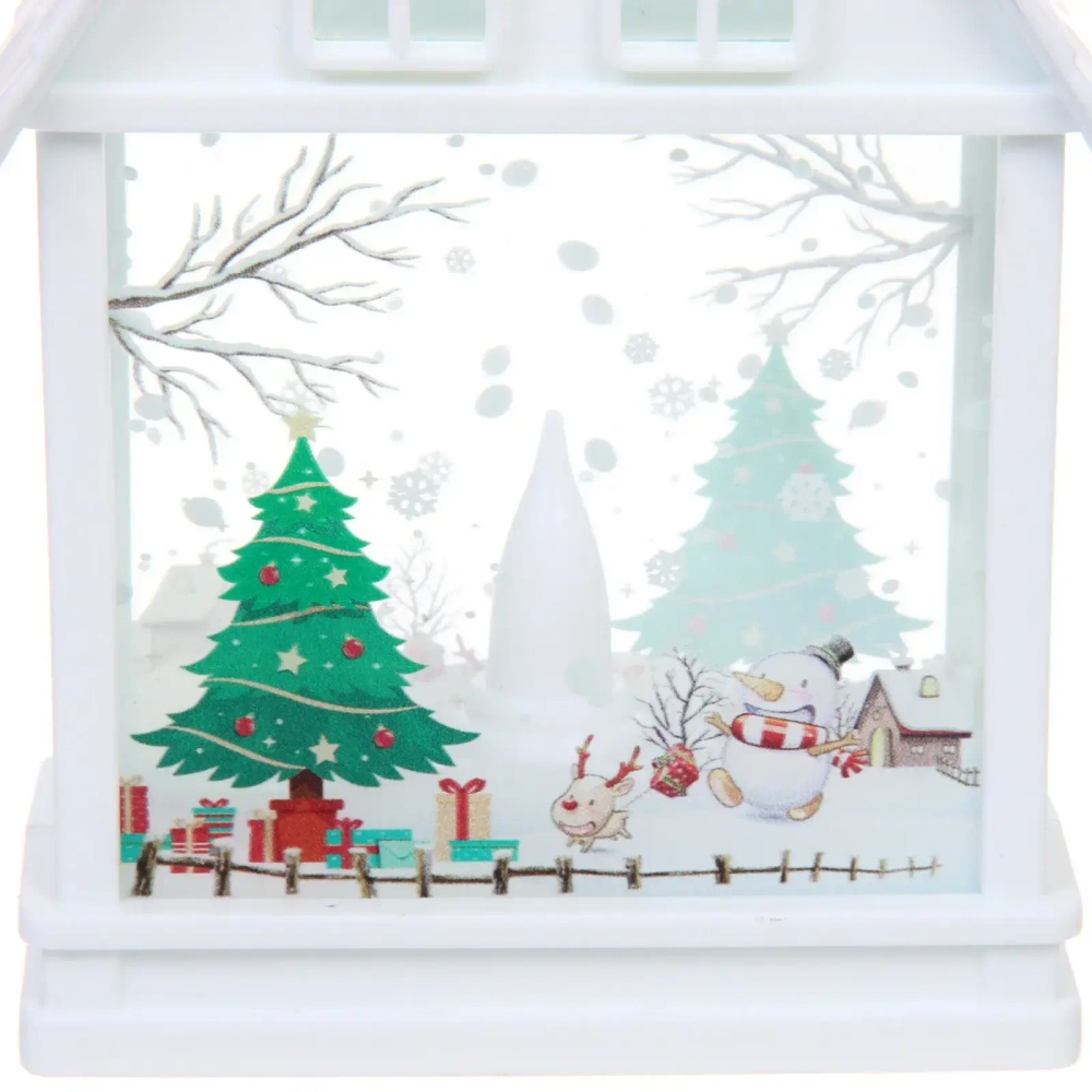 Сувенир с подсветкой «Сказочный вечер» 9*4,5*14 см, Белый (работает от батареек LR44*3)