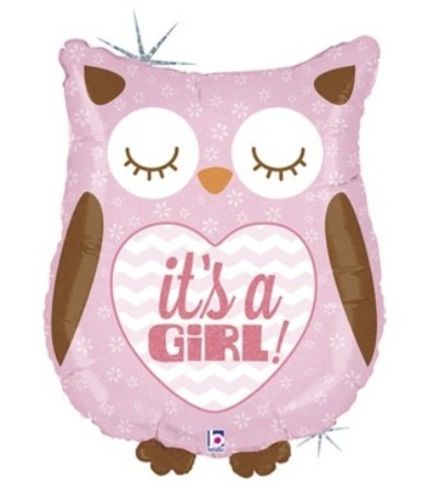 Фигура "Розовая сова" голография