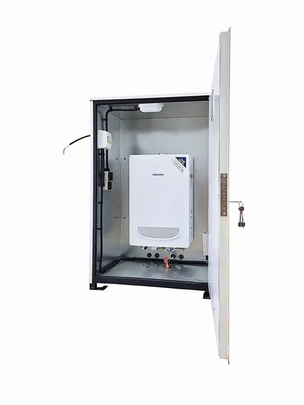 Комплект котел настенный NAVIEN Deluxe S-24k COAX + термобокс наруж. размещения + коаксиальная труба