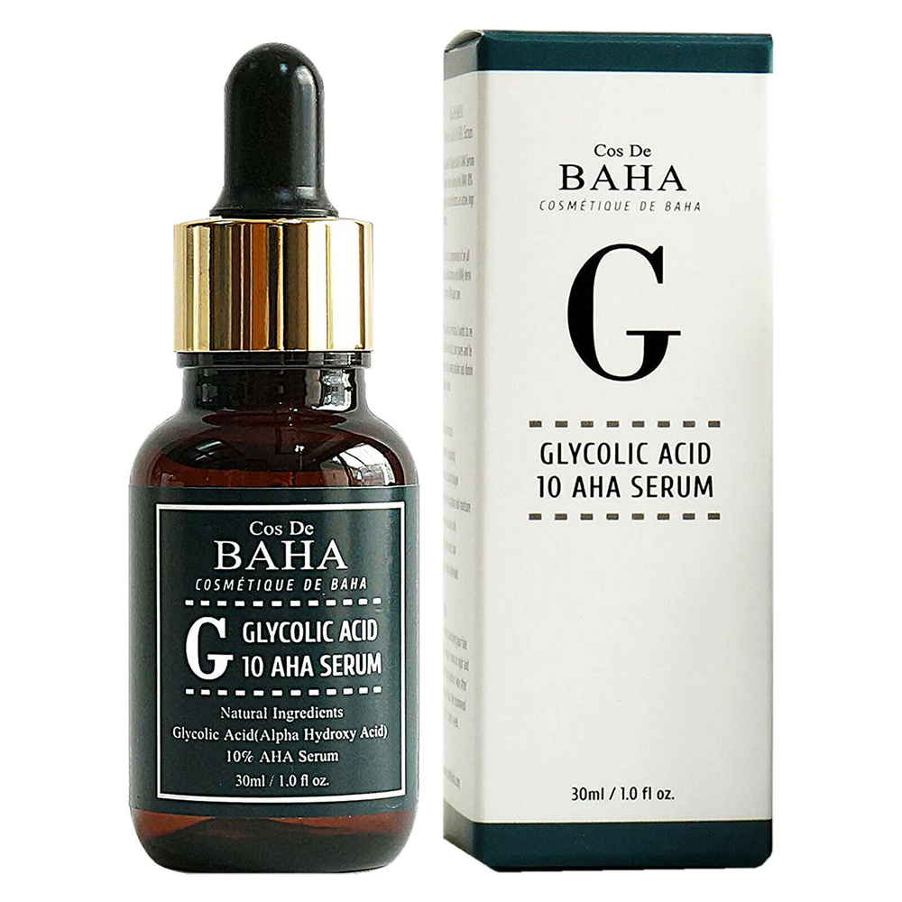 Сыворотка c гликолевой кислотой для проблемной кожи Cos De Baha Glycolic Acid 10 AHA Serum