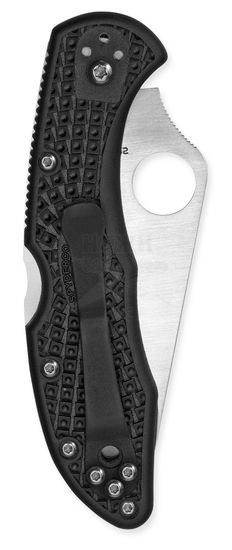 Складной нож Spyderco Delica C11SBK c клинком из стали VG-10, рукоять FRN