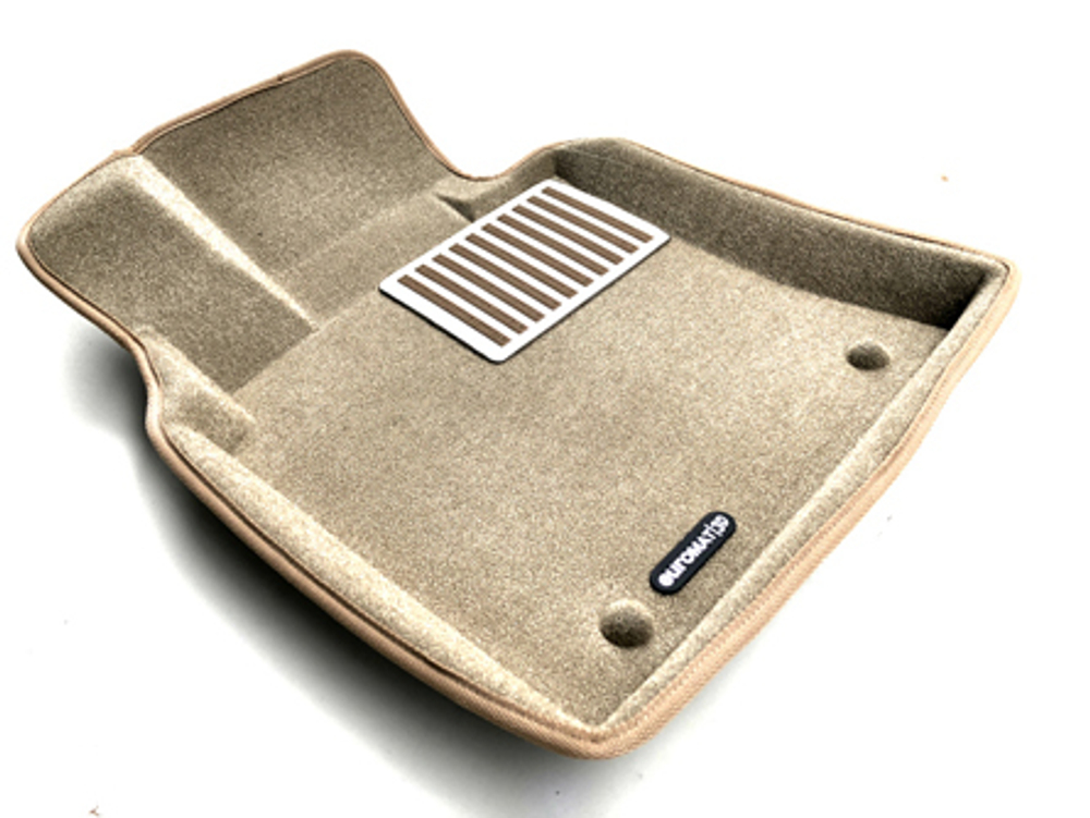 Коврики салона для TOYOTA Camry (2018-) / LEXUS ES (2018-) Euromat 3D Lux бежевые. Арт. EM3D-005101T