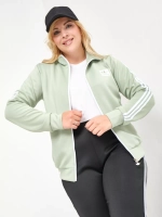 костюм спортивный на молнии Adidas больших размеров
