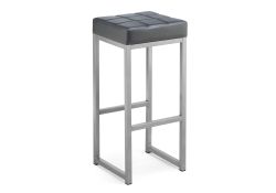 Барный стул Khurkroks серый полимер / светлый мусс