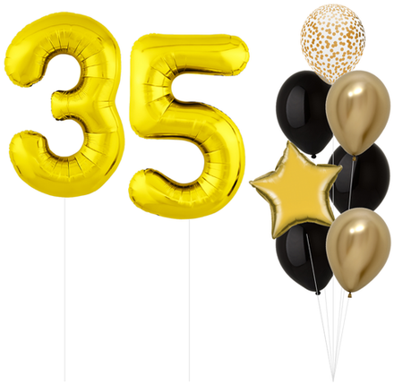 Набор шаров для него 35-летие | 0091