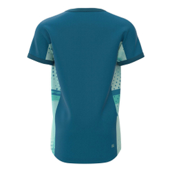 Мужское теннисное поло BIDI BADU Good Vibes V-Neck T-Shirt Men - Mint, Blue