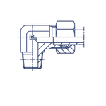 Штуцер FC90 DS20 NPT 1/2 (в сборе, B4)