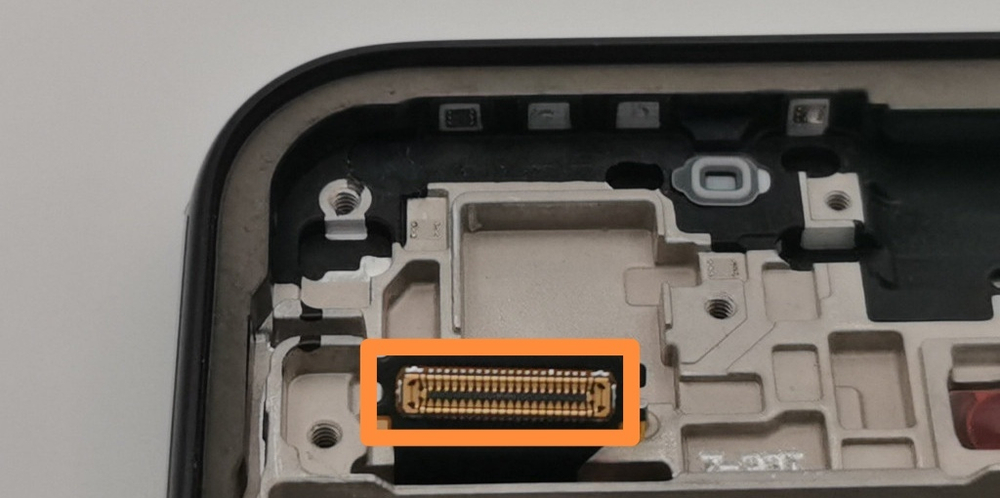 Samsung Galaxy A54 5G (SM-A546E) / FPC коннектор дисплея (на шлейфе) (ORIG)