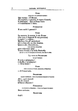 Madam Butterfly. a Japanese tragedy founded on the book by John L. Long and the drama by David Belasco | Giacomo Puccini
