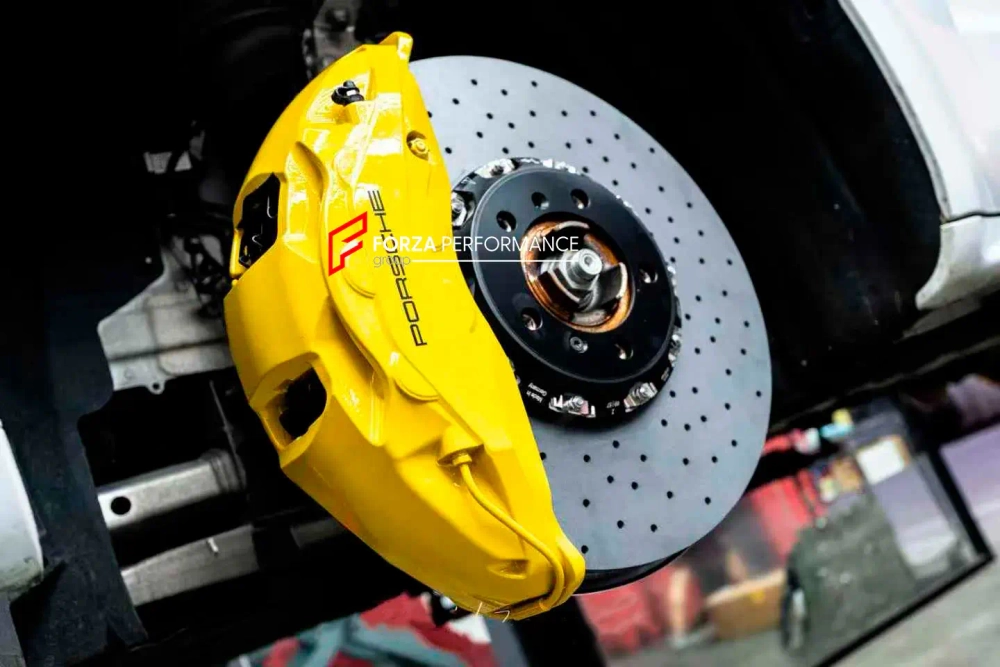 Карбон керамическая тормозная система для PORSCHE PANAMERA 972 2024+ Порше Тормоза Суппорт Тормозные диски Колодки