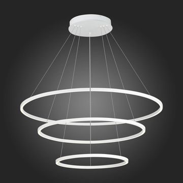 ST605.503.114 Cветильник подвесной SMART ST-Luce Белый/Белый LED 1*114W 2800-6500K AURA