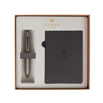 Набор подарочный Cross Century II Gunmetal Gray шариковая ручка и блокнот (AT0082WG-115/288)