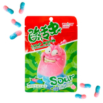 Мармелад кислый червячок Wisichi Sour Worm вкус черника и персик 20 г