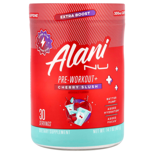 Alani Nu, Pre-Workout+, вишневый вкус, 401 г (14,1 унции)