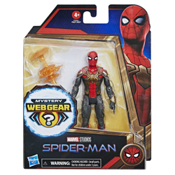 Hasbro Marvel Spider-Man - Фигурка Mystery Web Gear 15 см Человек-паук с оружием F1916