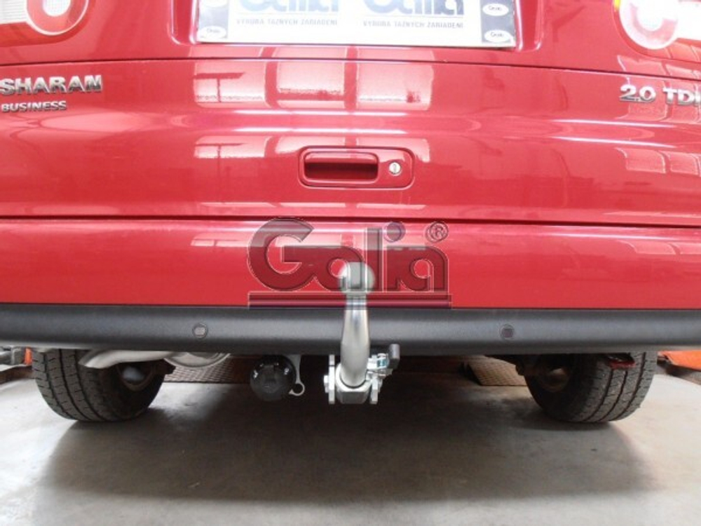 Фаркоп оцинкованный Galia F104C для Ford Galaxy 2000-2006, SEAT Alhambra 2000-2010, Volkswagen Sharan 2000-2010(паспорт и сертификат в комплекте)(без электрики)
